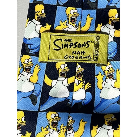 The Simpsons Bart Simpson Tie Cartoon Comic Mens Necktie - Picture 7 of 9